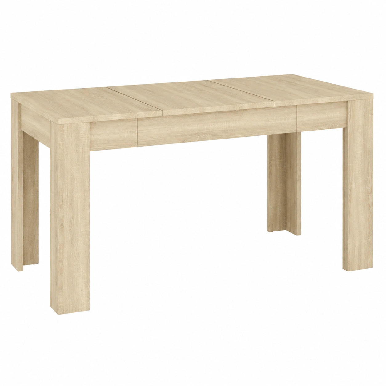 Moderner Esstisch aus Sonoma-Eiche, 140x74,5x76 cm, Holzwerkstoff