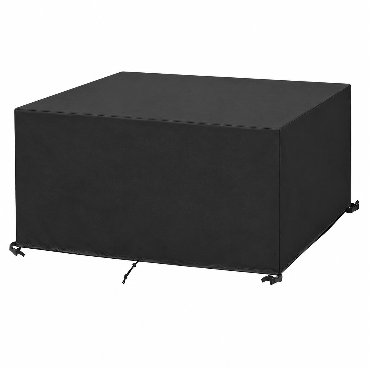 Wasserdichte Gartenm?belabdeckung aus UV-best?ndigem Oxford-Gewebe, winddichte Schutzplane f¨¹r rechteckigen Gartentisch (230 x 165 x 80 cm)