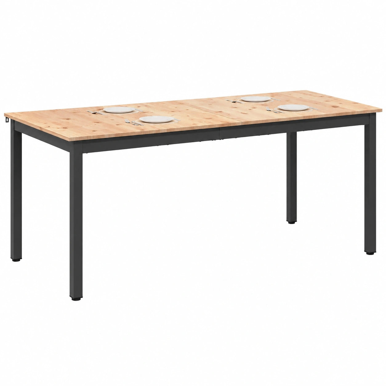 Moderner Esstisch aus massivem Kiefernholz 200 x 100 cm, pflegeleicht und stilvoll f¨¹r Familientreffen