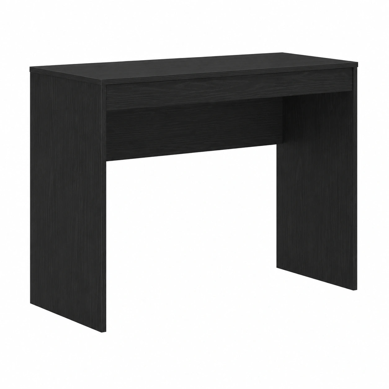 Moderner Schreibtisch aus schwarzem Eichenholz 90x40x72 cm