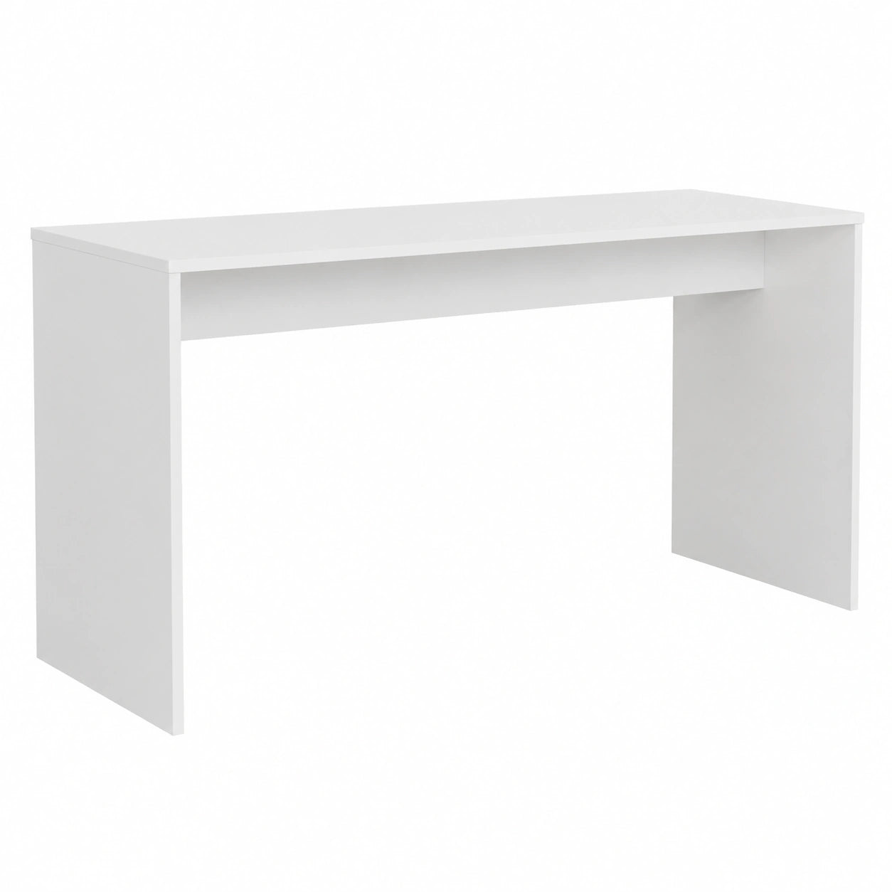 Vielseitiger Holztisch 'Der Produktive' in Wei? ¨C Kompaktes Design f¨¹r B¨¹ro, Kinderzimmer oder Homeoffice