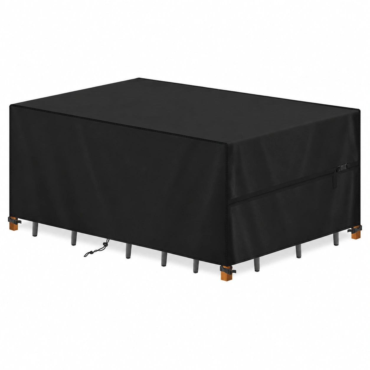 Wetterfeste Abdeckhaube f¨¹r Gartenm?bel 160x90x75cm, Schutz f¨¹r Gartentisch und St¨¹hle