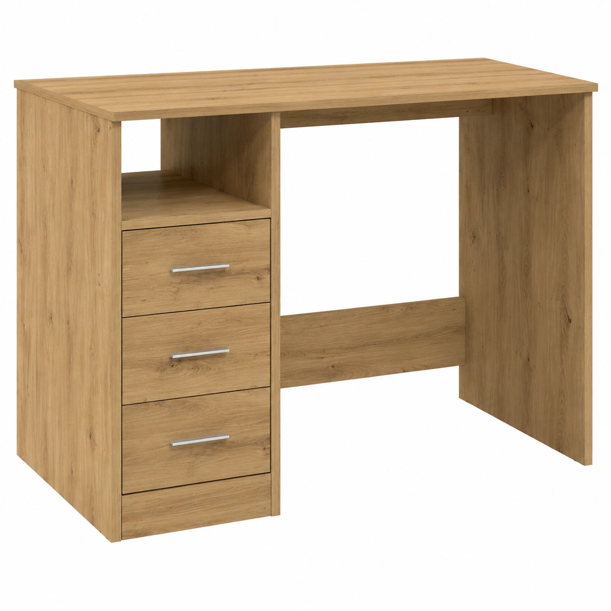 Moderner B¨¹roschreibtisch aus Artisan-Eiche 102x50x76 cm