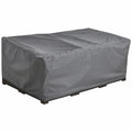 Wetterfeste Abdeckung f¨¹r Gartenm?bel 144x146x90 cm, UV- und Staubschutz, Schwarz