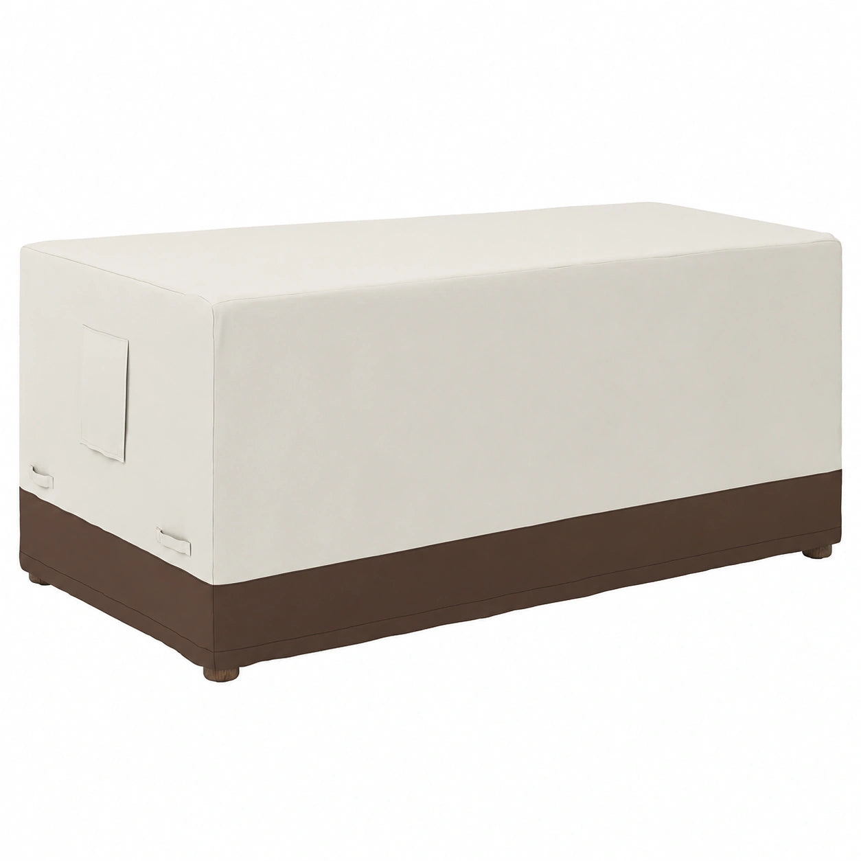 Wasserdichte Schutzh¨¹lle f¨¹r Esstisch aus robustem Material, 190,5 cm, Beige