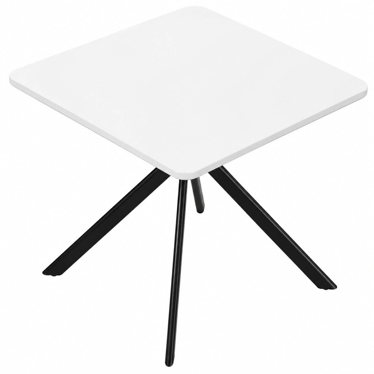 Moderner Esstisch in Wei? - 78x78x75cm f¨¹r K¨¹che und Esszimmer