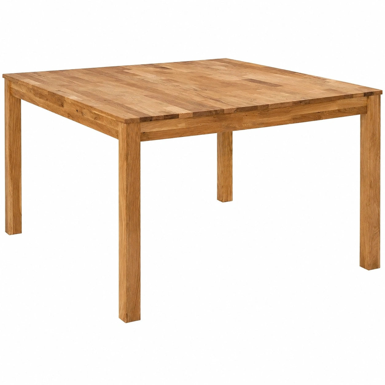 Massiver Esstisch aus Eichenholz, 140x80 cm, ge?lt
